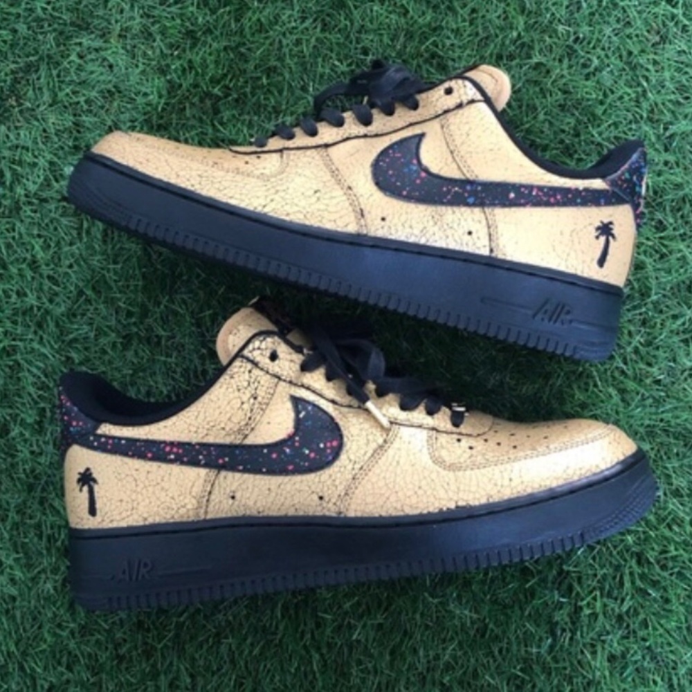 Nike Air Force 1 ‘07 LOW CARIBANA GOLD/BLACK